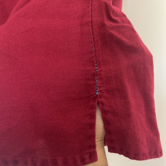 Mexican Embroidered Flower Blouse - Picture 4 of 10